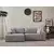 Atelier del Sofa Ugaona garnitura Pirlo 145x43x206cm Svetlosiva