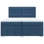 vidaXL vidaXL Box spring postelja z vzmetnico modra 200x200 cm blago, (21308881)