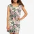 Obleka Roxy SURFS UP PRINTED - Anthracite Palm Song