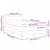 Vidaxl LED Box Spring Postelja Temno siva 120 x 200 cm blago