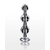 ToyJoy Diamond Star Beads Large Silver
