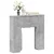 Okvir za kamin Betonska siva 93 x 20 x 89 cm Konstruirano drvo