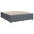 Vidaxl Box spring postelja z vzmetnico temno siva 200x200 cm žamet