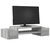 Stalak za monitor s pohranom boja hrasta 70 x 27 x 15 cm drveni