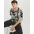 JACK & JONES Muška košulja 12274953, Crno-bež