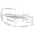 shumee vidaXL Posteljni okvir siv masiven borov les 90 x 200 cm