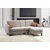 ATELIER DEL SOFA Ugaona garnitura Polya Light Grey
