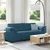 Vidaxl Trosed moder 220x77x82 cm žamet