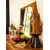 MAISON ADORABLE Drvena stona lampa FACE 67 cm, Braon