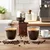shumee 2x Dvostenski termo kozarci za espresso kavo 120 ml