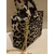 Sorena Handmade Ženska mini tote torba Leopard velvet, Braon