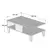 Wallity Klub sto Sumer O2040 90x35,6x54cm Hrast-Beli