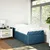 Vidaxl Box spring postelja z vzmetnico temno modra 90x200 cm žamet