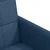 Blagovačke stolice s kotačima 2 pcs Plava 58 x 65 x 94 cm