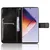 GS Ovitek Crazy Horse Wallet Flip za Infinix Note 40 Pro, črn