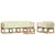 Set vanjskih sofa s jastukom 7 pcs Bijela i krem