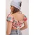 Trend Alacati Stili Ženska bluza ALC-X6563-RW, Šarena