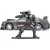 Avtomobilček Marvel War Machine 2006 Ford Mustang Jada kovinski z odpirajočimi vrati in figurica War Machine dolžina 14 cm 1:32