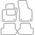 Textile car mats VW Beetle 2011-2019