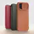 Maska na preklop Nillkin Qin Pro za iPhone 15 Plus, Crvena