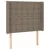 Vidaxl Box spring postelja z vzmetnico LED taupe 80x200 cm blago