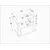 Hanah Home Noćni ormarić Rena 72x60x45cm Belo-Hrast