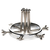 Master Series Oculus Stainless Steel Anal Explorer Silver