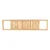 WENKO 24750100 - Polica za kadu BAMBUSA 70x16 cm braon
