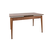 Hanah Home Trpezarijski sto Sigma 130x80x80cm Orah