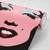 Samolepilna tapeta pop art Marilyn Monroe na črnem ozadju - 392x264