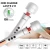 Paloqueth Powerful Massage Wand Rechargable White-Gold