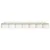 shumee vidaXL Posteljni okvir bel 100 x 200 cm masiven les