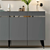 HANAH HOME Komoda Defne Anthracite Silver