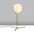 Opviq Stona lampa Luminar-14161, 35x30x52 cm, IP20, Zlatne boje