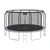 Trampolin Rebel Active PRO 14 ft/427 cm, mreža, lestev
