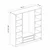 Hanah Home Garderober Kale-2701, 180x190x52 cm, Orah