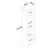 Hanah Home Polica 40x161,8x25cm Antracit
