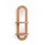 HANAH HOME Zidna polica Artmtkwll6 Oak