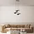 Opviq Luster VATOZ-NUS-6141-RETRO, 75-112cm, 50 cm, 3xE27, IP20, Braon