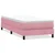 Box Spring krevet bez madracem ružičasti 100x220 cm baršun