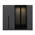 Hanah home Ormar Kale Plus 225x210x52cm Sivi