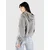 Ninth Hall Boxy Crop Reverse Terry Pulover s kapuco grey