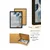 Wallity Uramljena slika Huhu476S, 20x30 cm , 3 dela