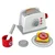 slomart LEAN TOYS Leseni toaster z dodatki