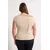 Trendyol Curve Ženska bluza Tbbss25Af00119, Bež