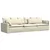 Jastučići za sofu 2 pcs Krema 120 x 40 cm Kordura tekstil