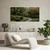 Slika meglen vrt z ribnikom - 200x100