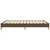 Vidaxl Posteljni okvir brez vzmetnice temno rjav 140x190 cm blago