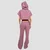 GymBeam Women‘s Relay Cropped Hoodie Haze