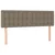 Vidaxl Box spring postelja z vzmetnico taupe 140x190 cm blago